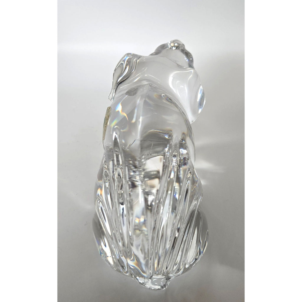 Waterford Crystal Pig Figurine With Box Ireland 4" Collectible Animal Sculpture Mint