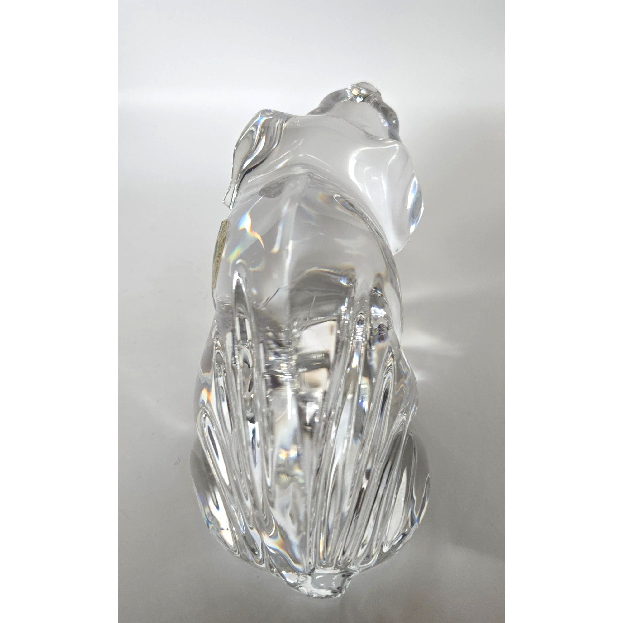 Waterford Crystal Pig Figurine With Box Ireland 4" Collectible Animal Sculpture Mint