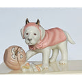 LENOX Sweet Little Devil Labrador Puppy Dog Halloween Fine China 24Kt Gold Boxed