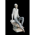 Lladro Jewish,Hebrew Student Studying, mint