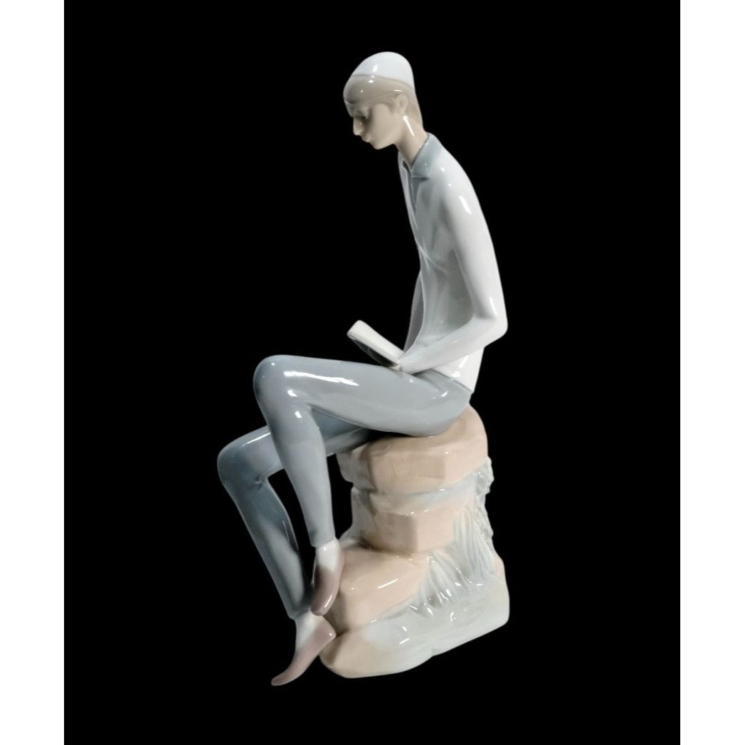 Lladro Jewish,Hebrew Student Studying, mint
