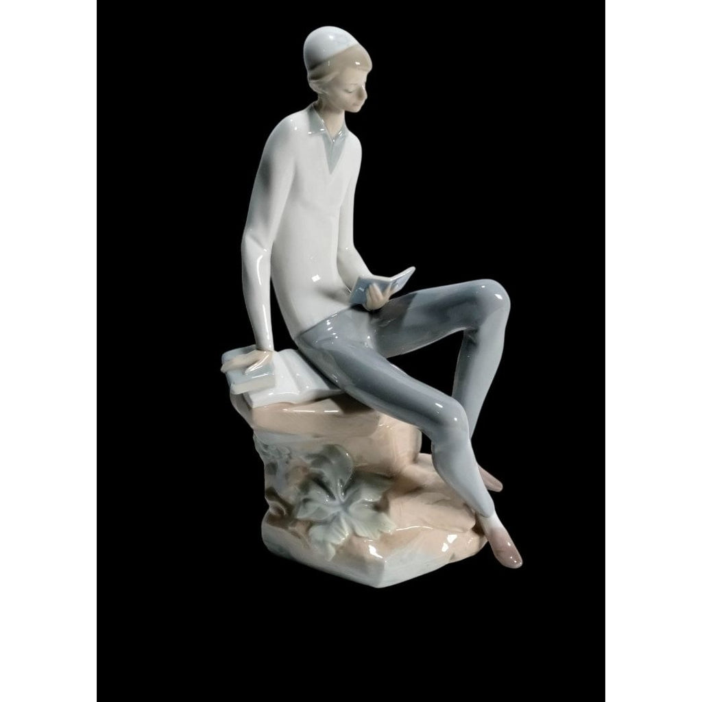 Lladro Jewish,Hebrew Student Studying, mint