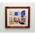 Fanch Parkwest Interior Colorful Framed Print Of Modern Ocean View