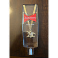 Budweiser Tap Handle Clear Acrylic Gold Eagle Logo 6.5" King Of Beers Vintage Barware