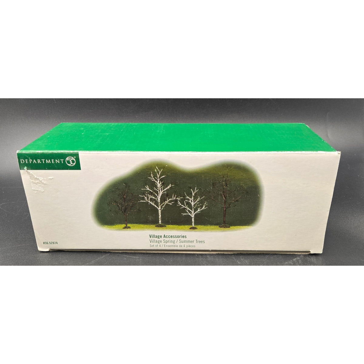 Department 56 Village Accessories Fall/Summer Trees Set Of 4 Model #56.52974