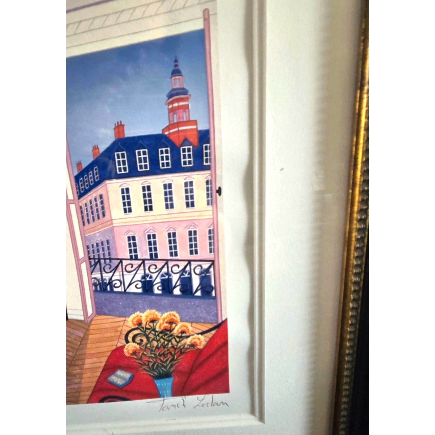 Fanch Ledan Serigraph "Salon Max-Arman" Signed and Numbered with COA