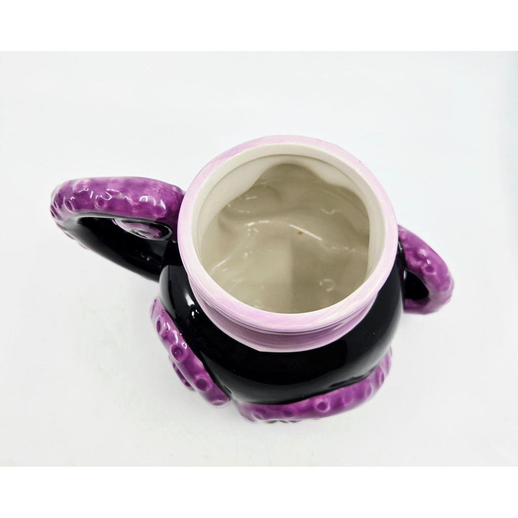 Disney Villains Ursula Sculpted Ceramic Mug Purple & Black 16 Oz
