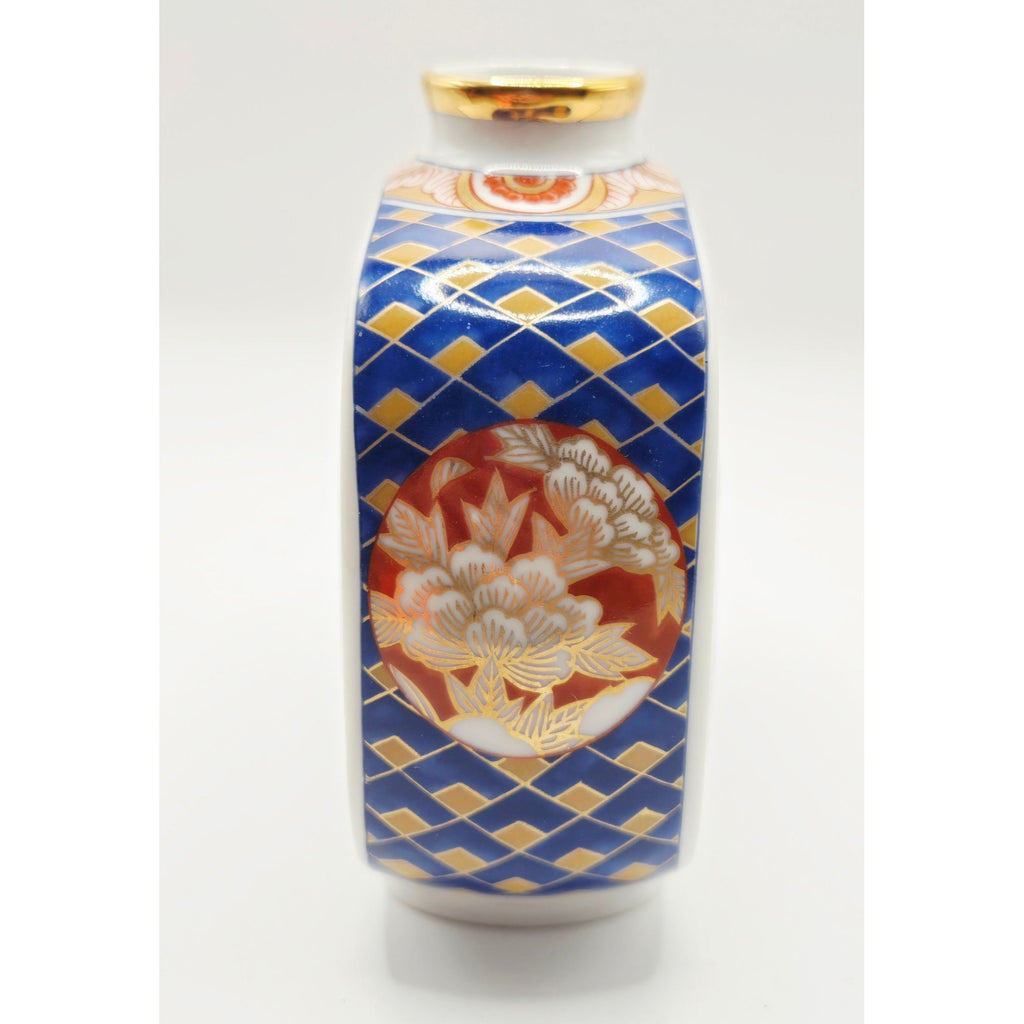 Hand-Painted Otagiri Japanese Porcelain Vase Scenic Design
