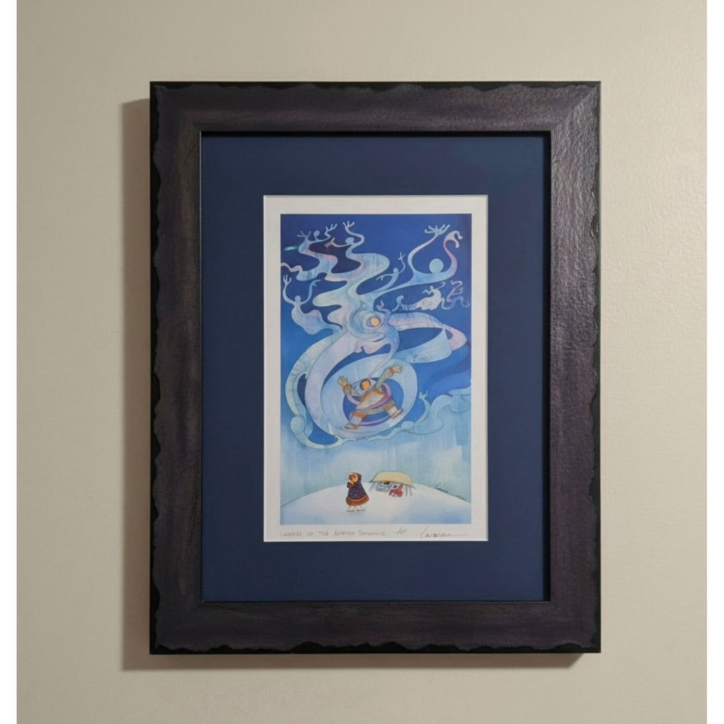 Legend Of The Aurora Borealis Framed Art Print Signed By Larsson 2003 Limited Edition AP