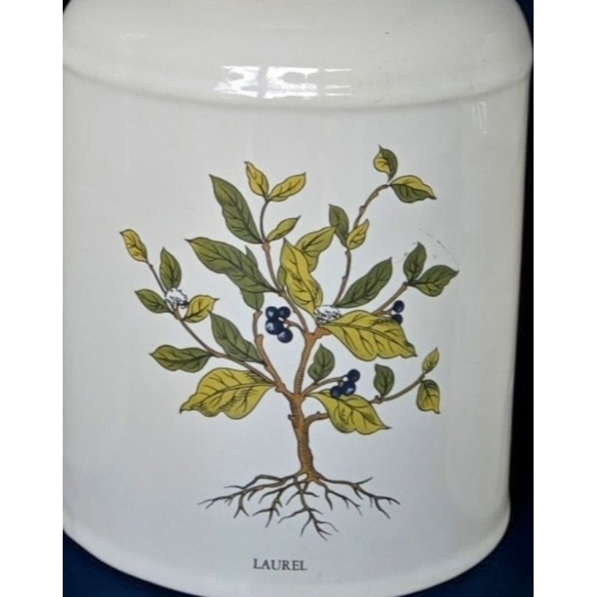 MCCOY Milk Jug Canister Set - Rosemary Laurel Thyme herb theme - floral Kitchen Storage With Lids