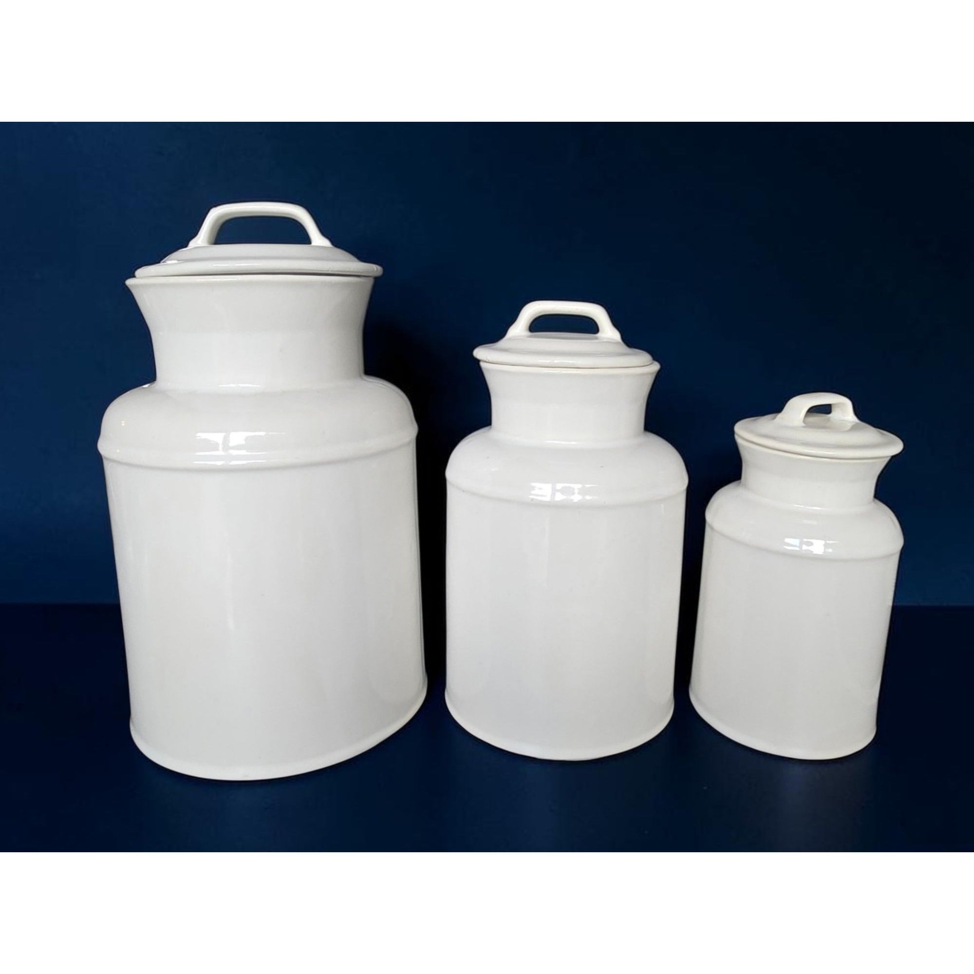 MCCOY Milk Jug Canister Set - Rosemary Laurel Thyme herb theme - floral Kitchen Storage With Lids