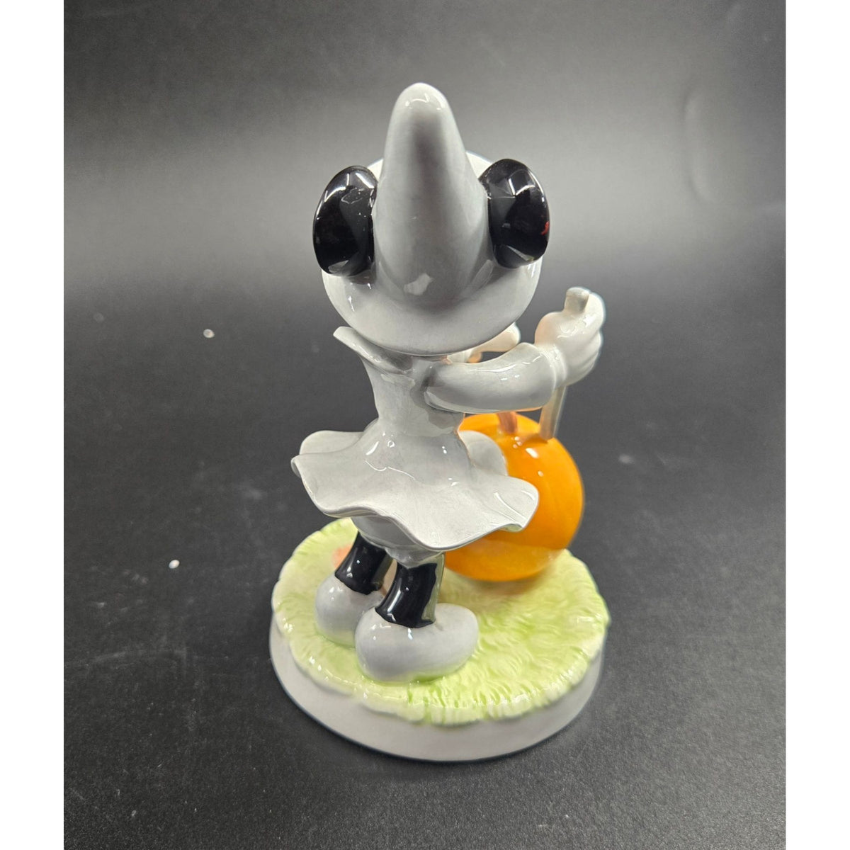 Disney Minnie Mouse Halloween Witch Figurin Hand Painted  Ceramic