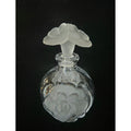 Glass Act Studio Perfume Bottle Frosted Flower Stopper & Florals