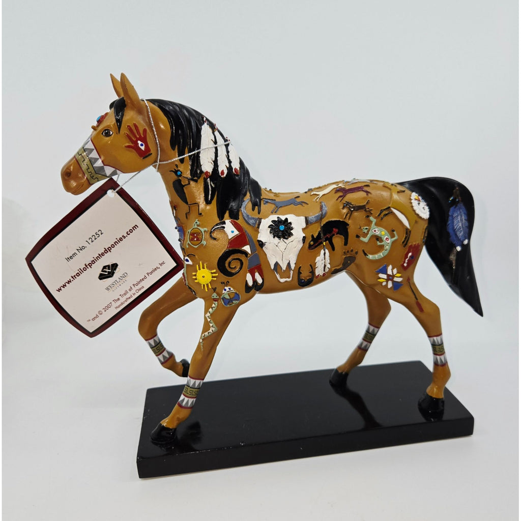 Trail Of Painted Ponies Wie Tou Horse Figurine with box #12252