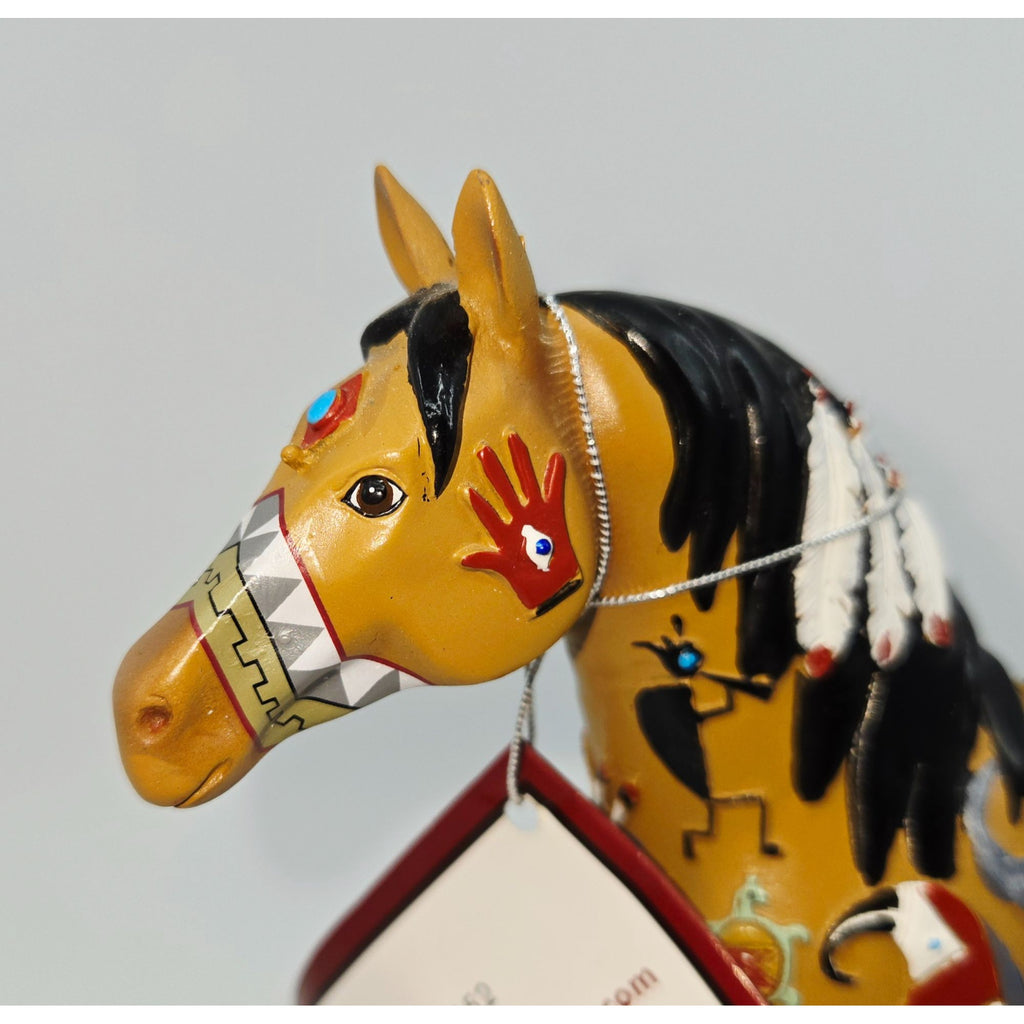 Trail Of Painted Ponies Wie Tou Horse Figurine with box #12252