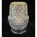 Vintage Indiana Glass Diamond Point Fairy Lamp, Angel Light, Votive Candle Lamp,