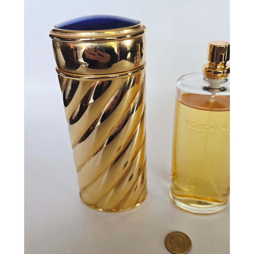 Boucheron Jaipur Eau De Parfum 2.5 Fl Oz 75ml Gold Bottle & Blue Cap Made In France
