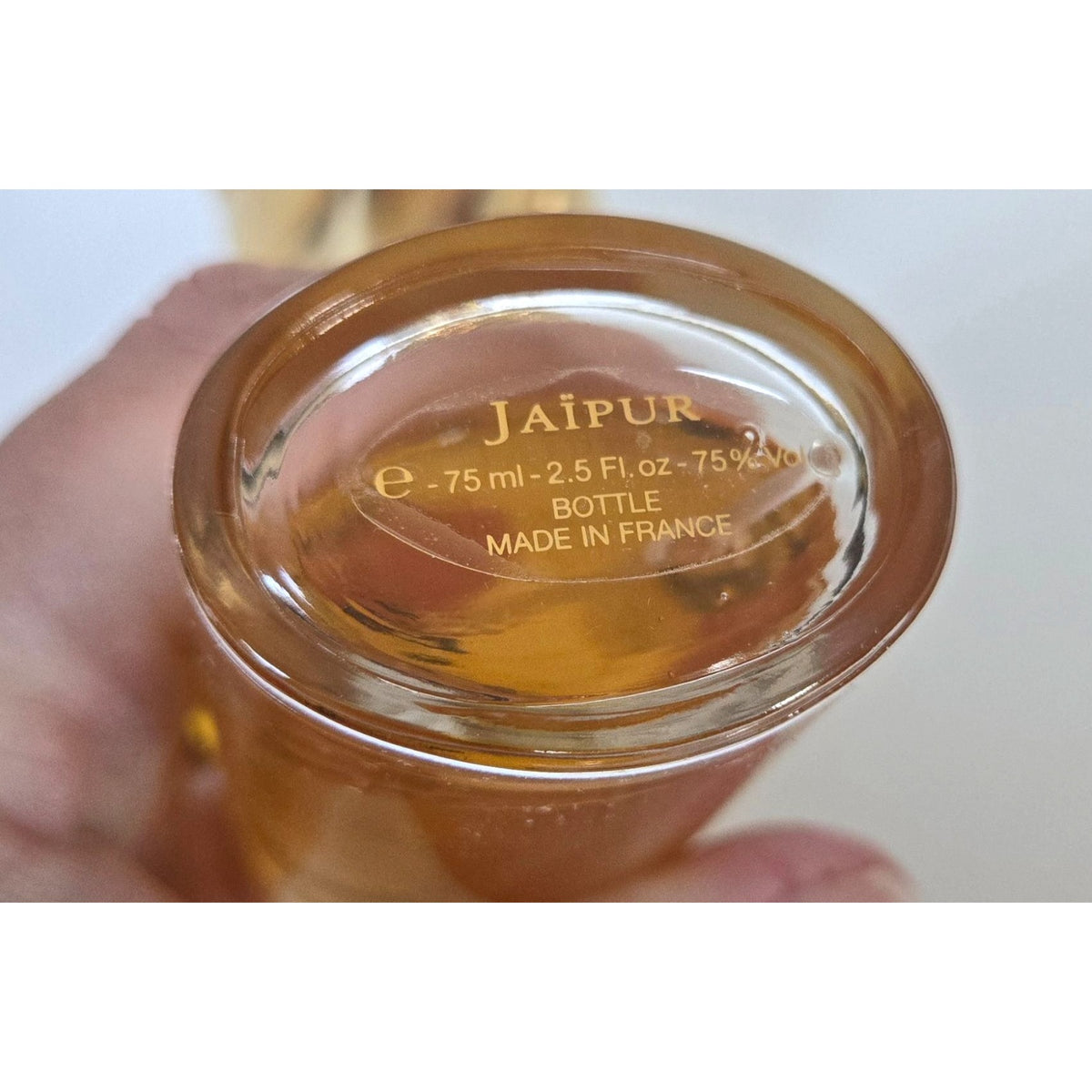 Boucheron Jaipur Eau De Parfum 2.5 Fl Oz 75ml Gold Bottle & Blue Cap Made In France
