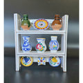 Czech Pottery Miniatures Wall Decor Made In Czechoslovakia, Bohemian Folk Art