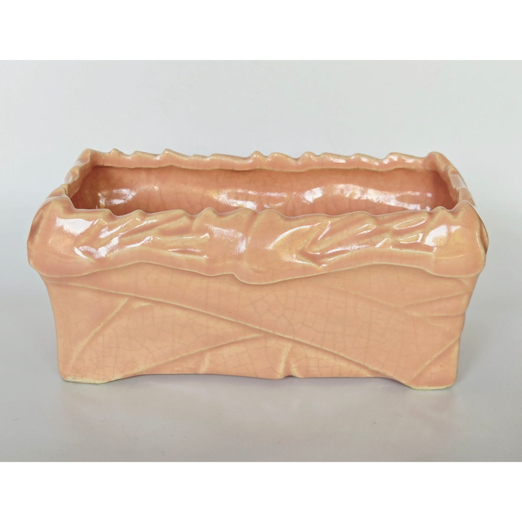 Old McCoy Peachy Pink Rectangle Planter, MCM