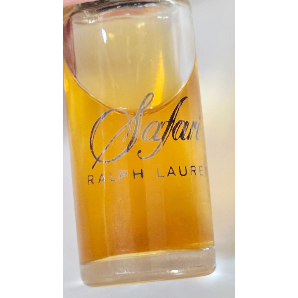 Safari By Ralph Lauren Mini Perfume Bottle 0.25 Oz Vintage Collectible Fragrance For Women