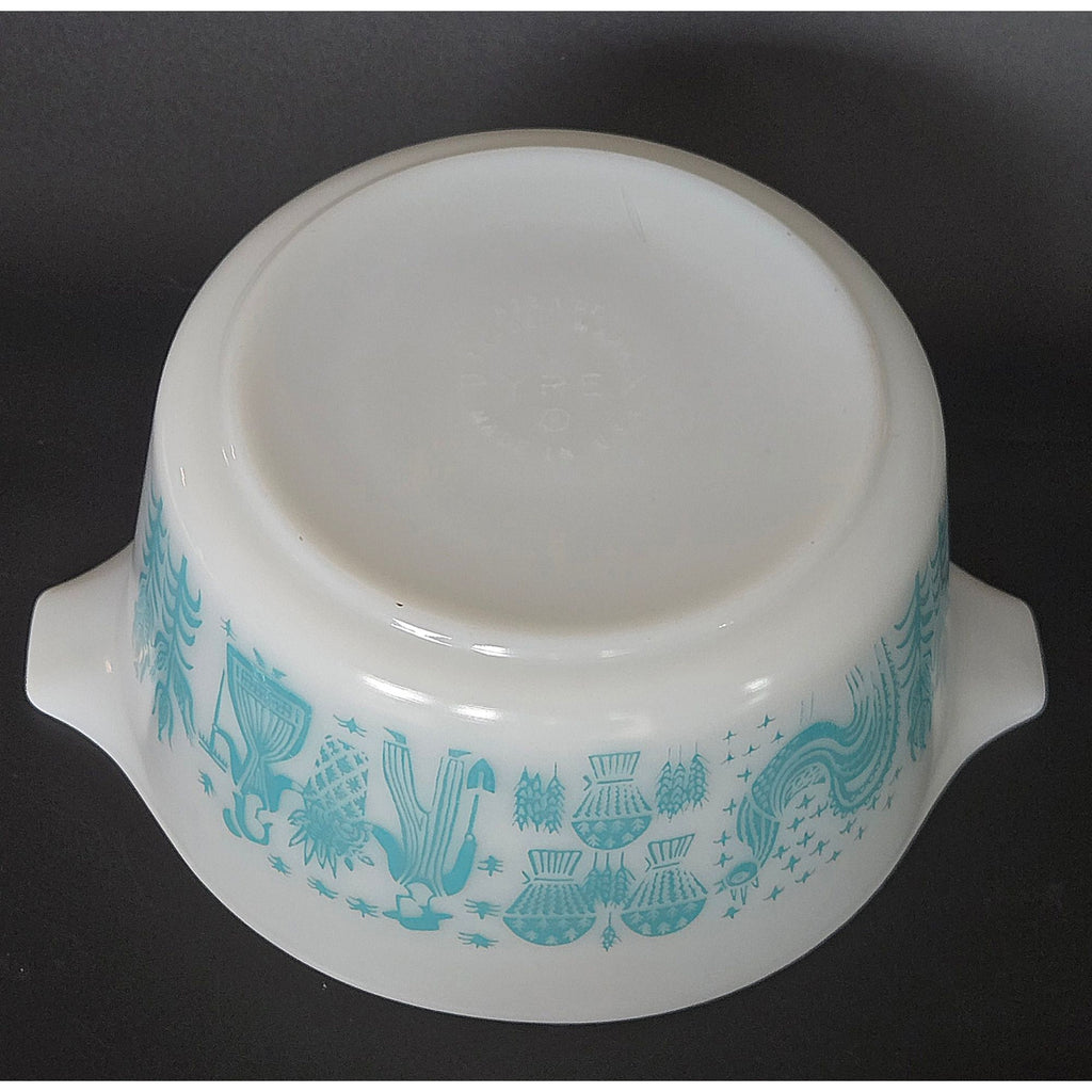Vintage Pyrex Amish Butterprint 1 Quart #473 Casserole Dish w/Lid