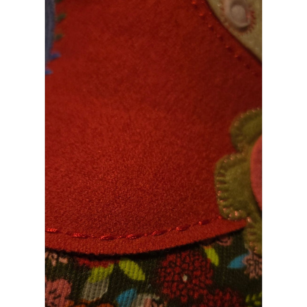 Natural Life Be Happy Plush Nesting Doll Pillow Floral & Corduroy Details