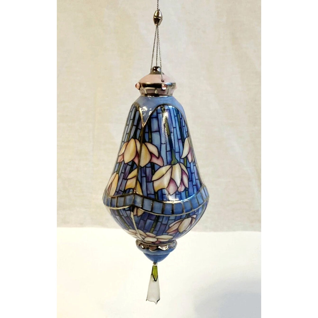 Bradford Exchange The Era of Louis Tiffany Heirloom Porcelain Ornament - VGC, no box