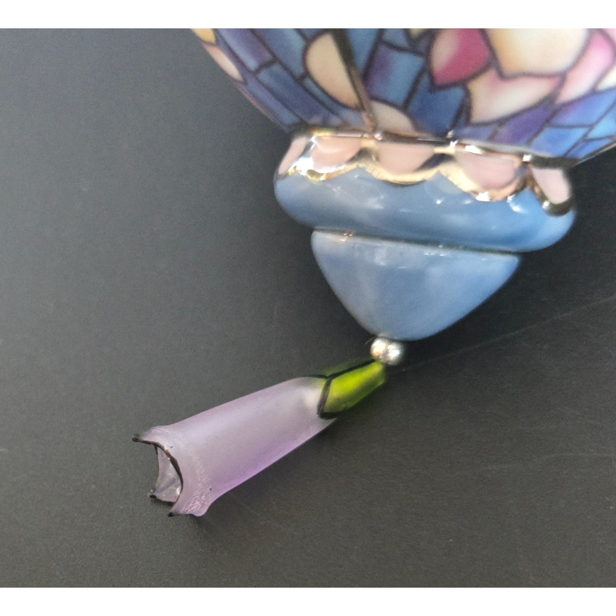 Bradford Exchange The Era of Louis Tiffany Heirloom Porcelain Ornament - VGC, no box