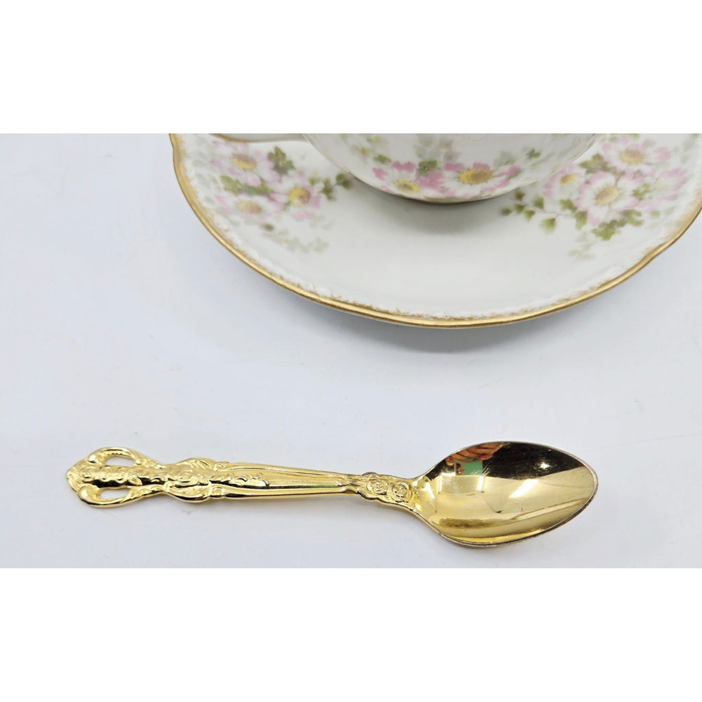Haviland Limoges Pink Floral Porcelain Teacup