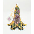 Niki Yassaman NYCO Cloisonne Floral Bell Like New Ornament Decor