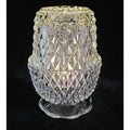 Vintage Indiana Glass Diamond Point Fairy Lamp, Angel Light, Votive Candle Lamp,
