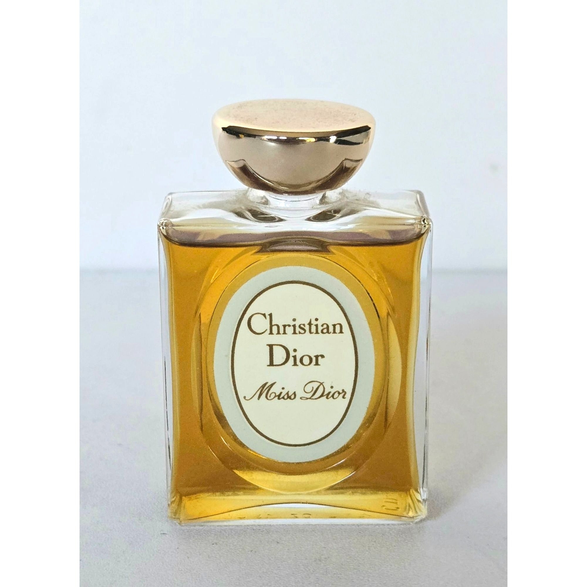 Christian Dior Miss Dior 1/2 Fl Oz Vintage Perfume Bottle Made In France