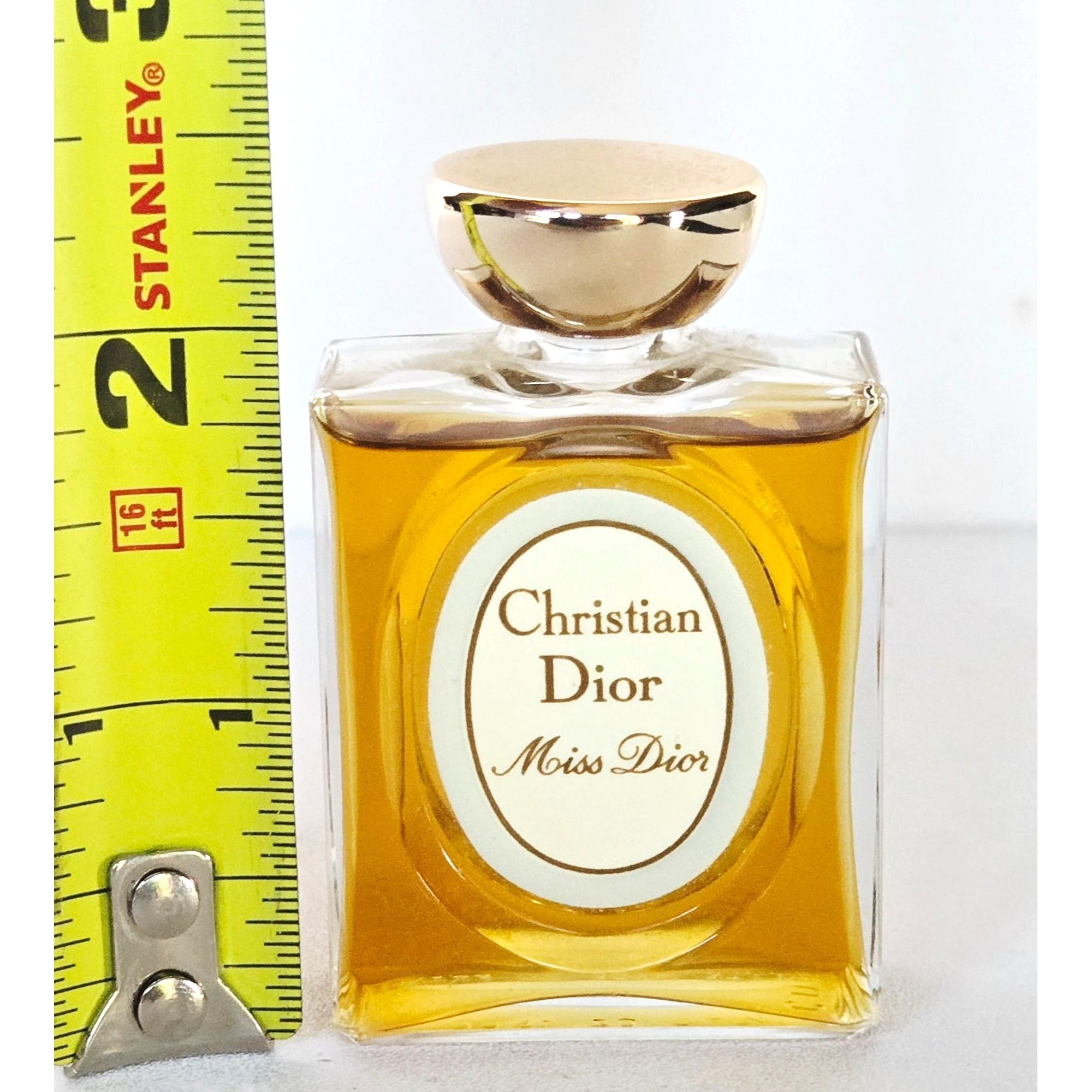 Christian Dior Miss Dior 1/2 Fl Oz Vintage Perfume Bottle Made In France