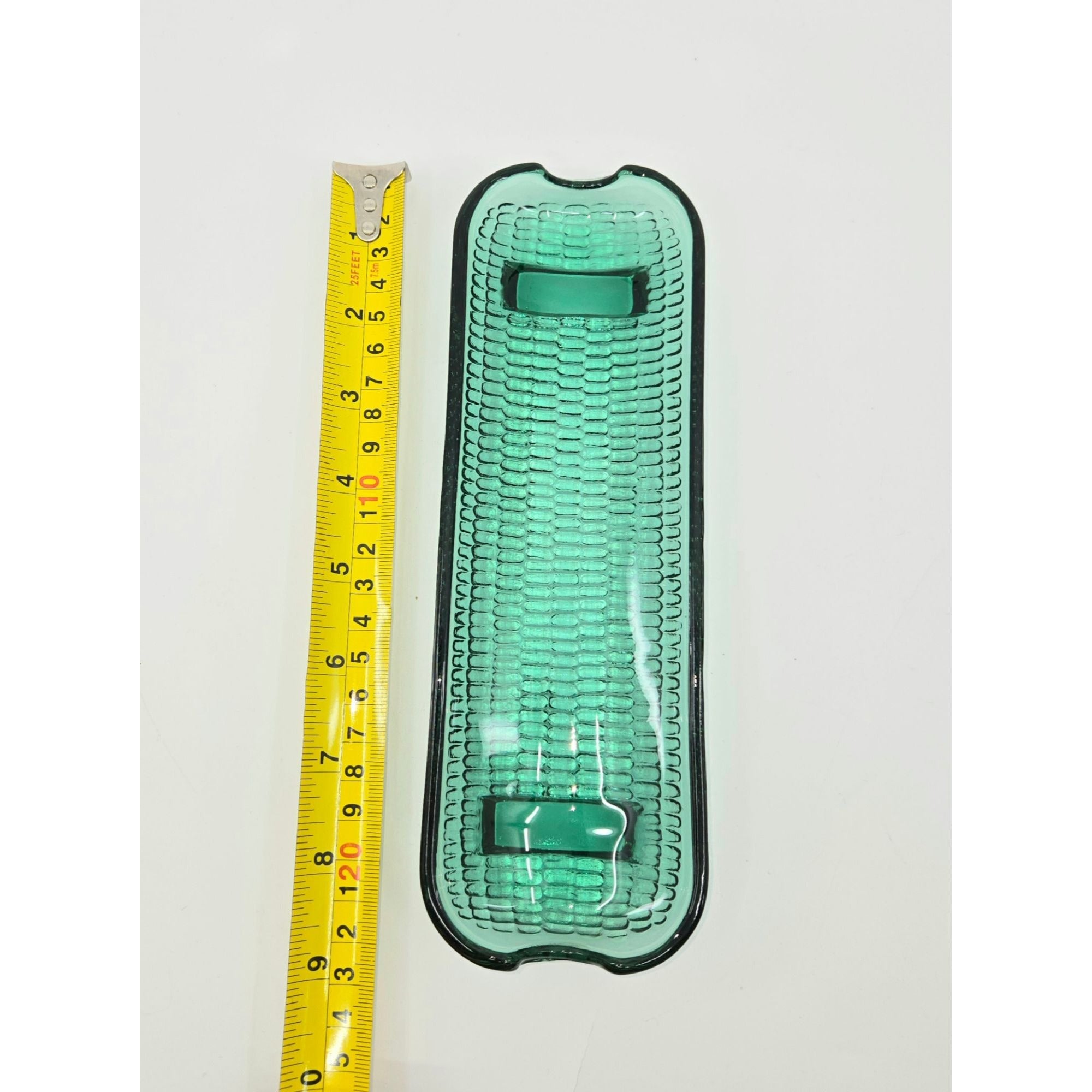 Indiana Glass Spruce Green Corn Cob trays, Corn holder dishes, Set of 4  Excellent Condition