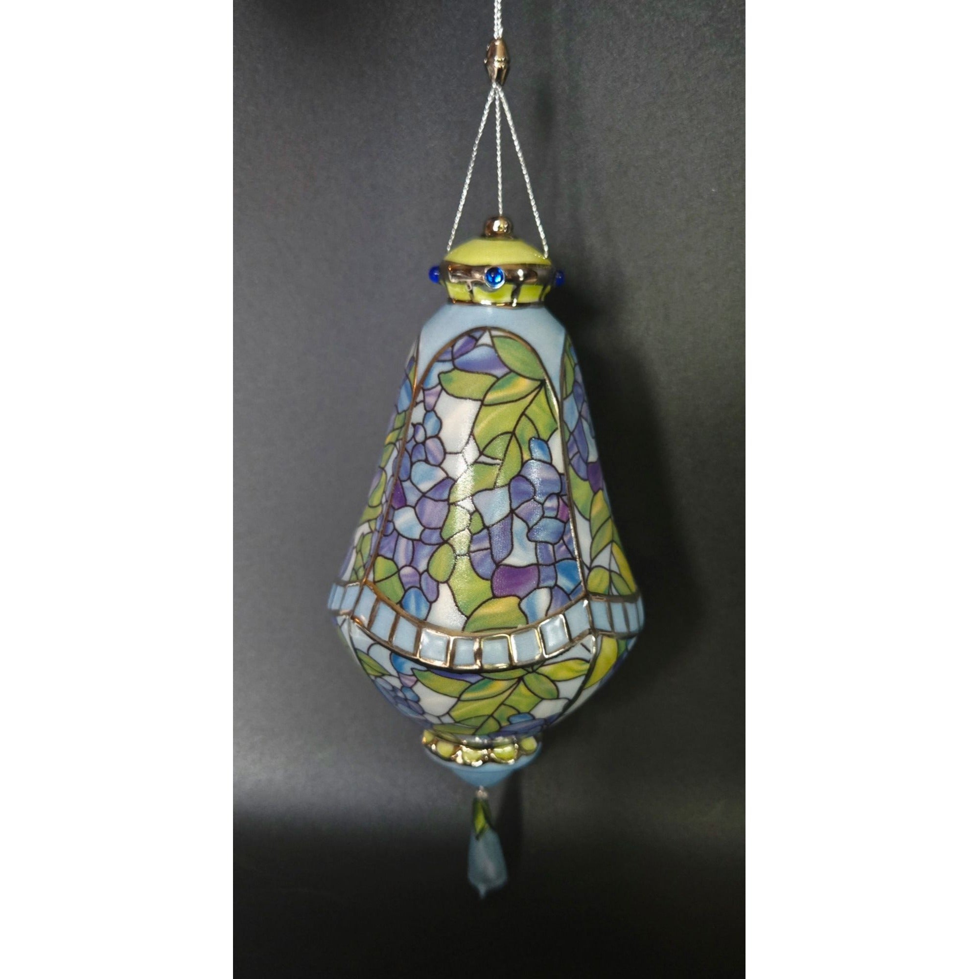 Bradford Exchange The Era of Louis Tiffany Heirloom Porcelain Ornament - VGC
