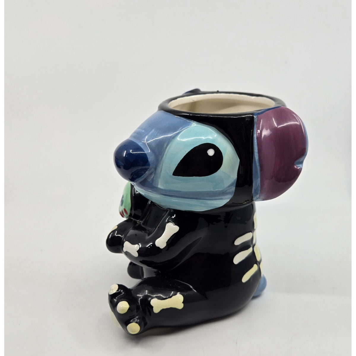 Disney Stitch Halloween Ceramic Huge Mug Featuring Skeleton Design