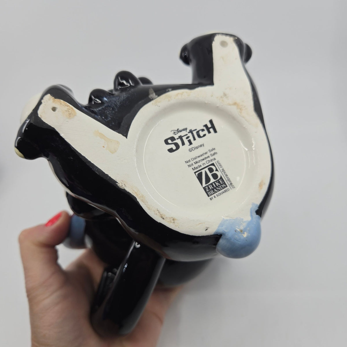 Disney Stitch Halloween Ceramic Huge Mug Featuring Skeleton Design