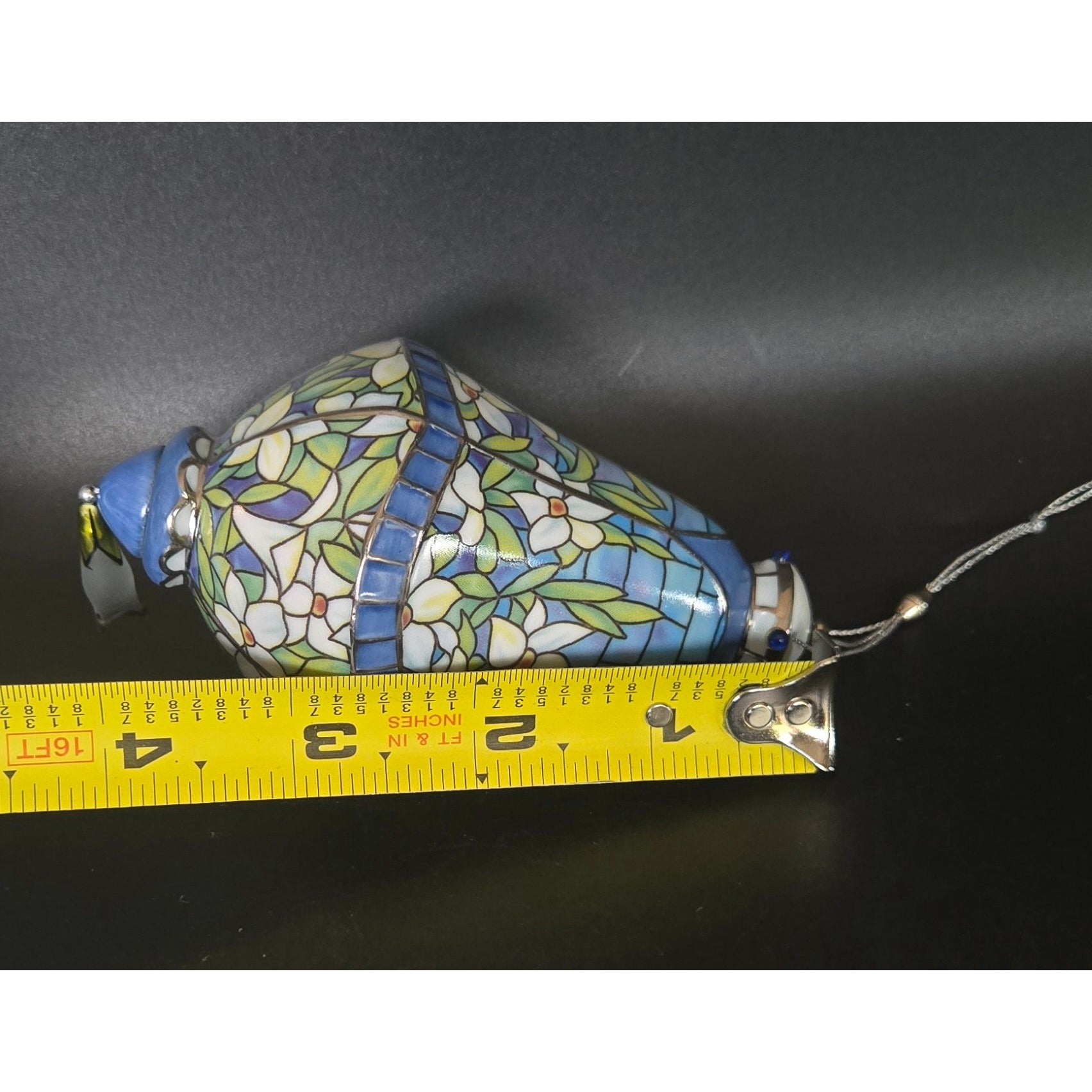 Bradford Exchange The Era of Louis Tiffany Floral Heirloom Porcelain Ornament