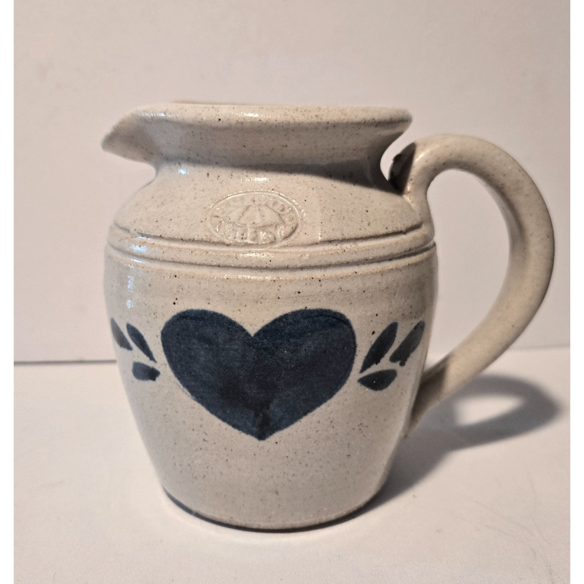 Pinewood Valley Rustic Pottery Creamer/Pitcher Salt Glazed 4.75"
