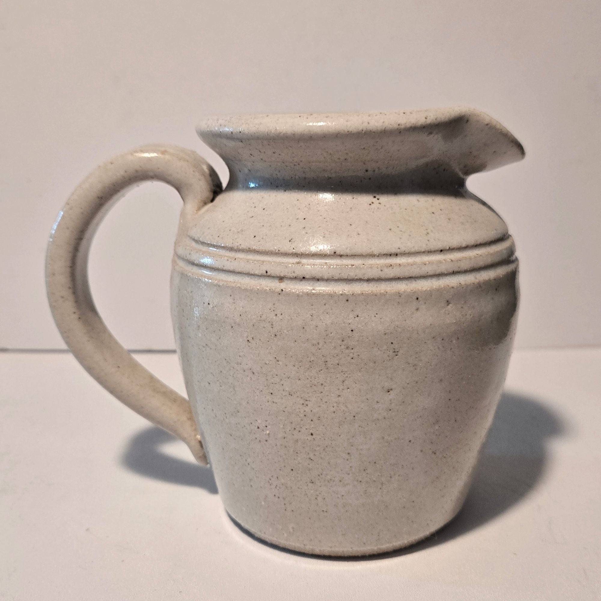 Pinewood Valley Rustic Pottery Creamer/Pitcher Salt Glazed 4.75"