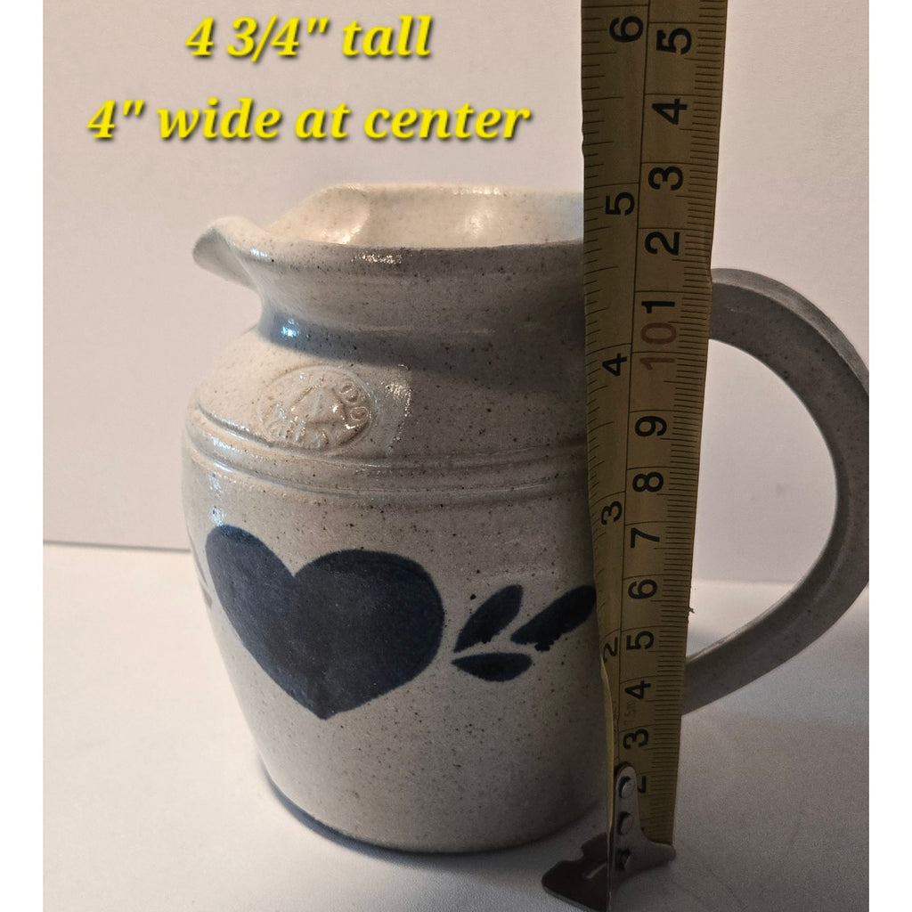 Pinewood Valley Rustic Pottery Creamer/Pitcher Salt Glazed 4.75"