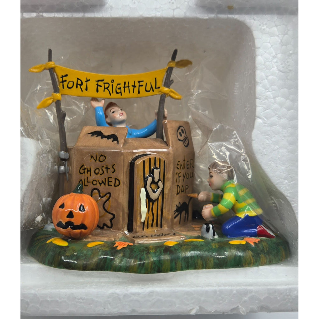 Department 56 Snow Village Halloween Building Fort Frightful Figurine #56.54707