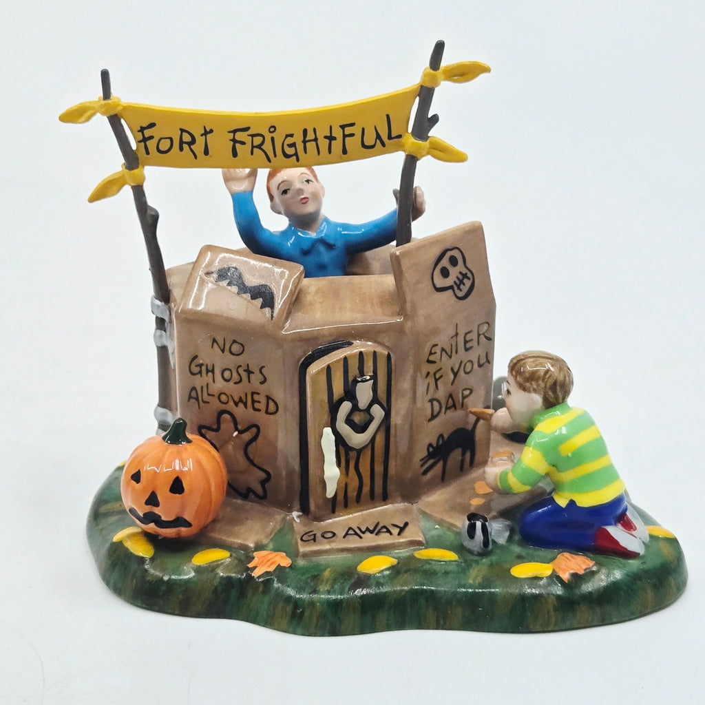 Department 56 Snow Village Halloween Building Fort Frightful Figurine #56.54707