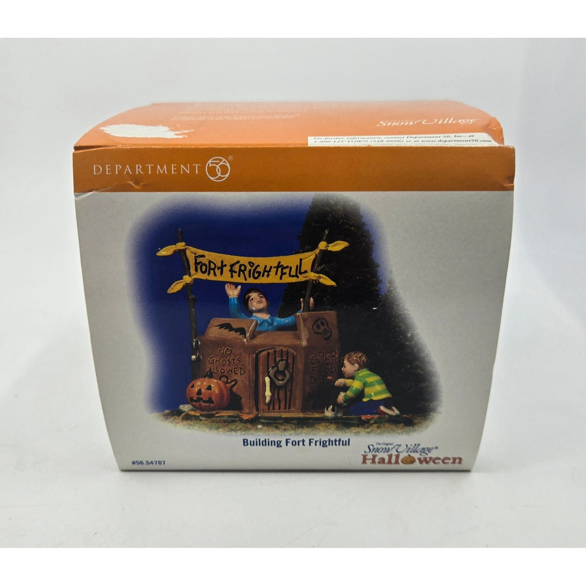 Department 56 Snow Village Halloween Building Fort Frightful Figurine #56.54707