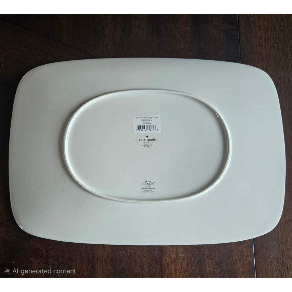 Kate Spade New York Hopscotch Drive Platter Large Oblong