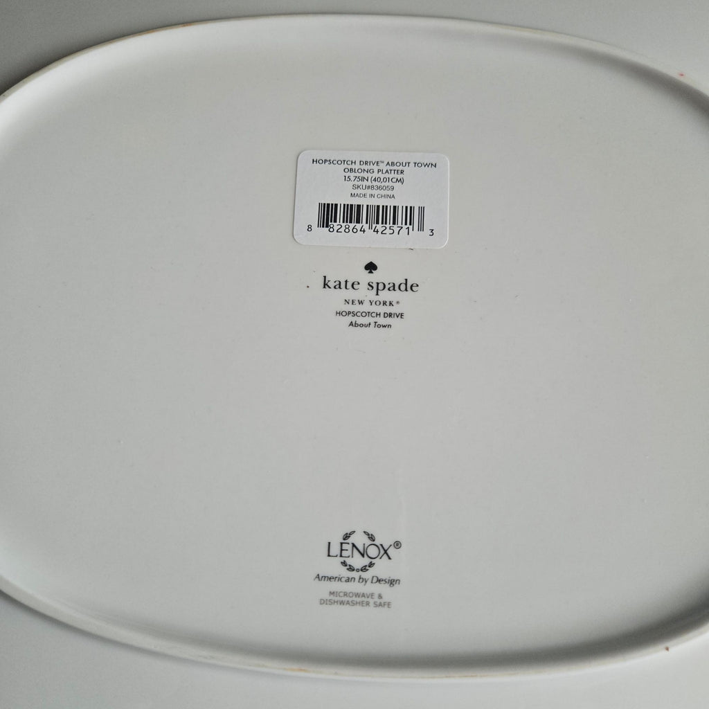Kate Spade New York Hopscotch Drive Platter Large Oblong