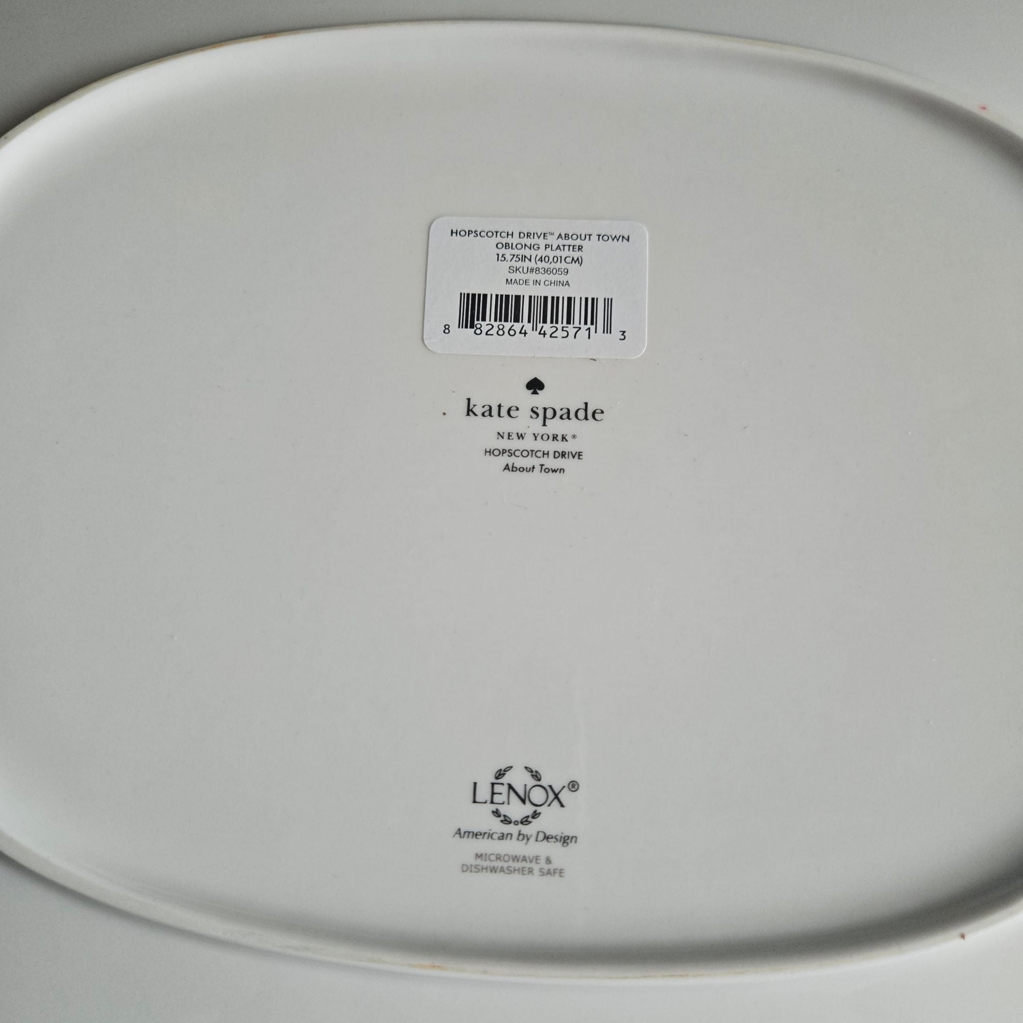Kate Spade New York Hopscotch Drive Platter Large Oblong