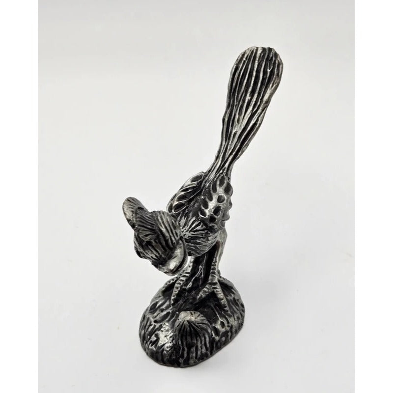 Vintage Calkins Pewter Roadrunner Figurine 3"