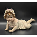 Vintage Porcelain Baby figurine Piano Baby, excellent condition 7"